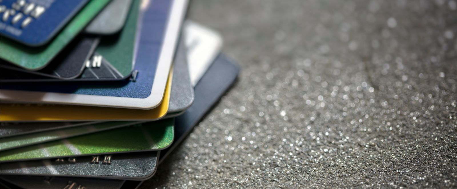 stack of credit cards